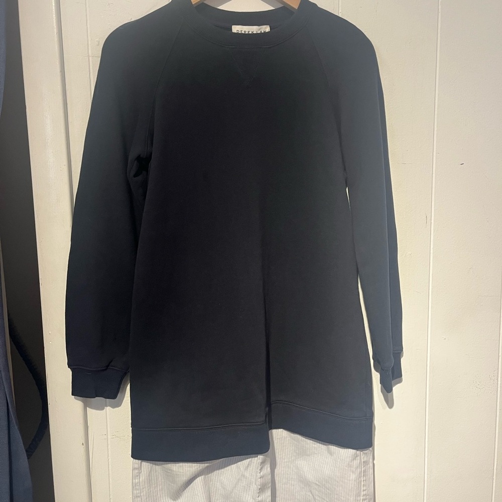 Derek Lam Navy Long Sleeve Dress